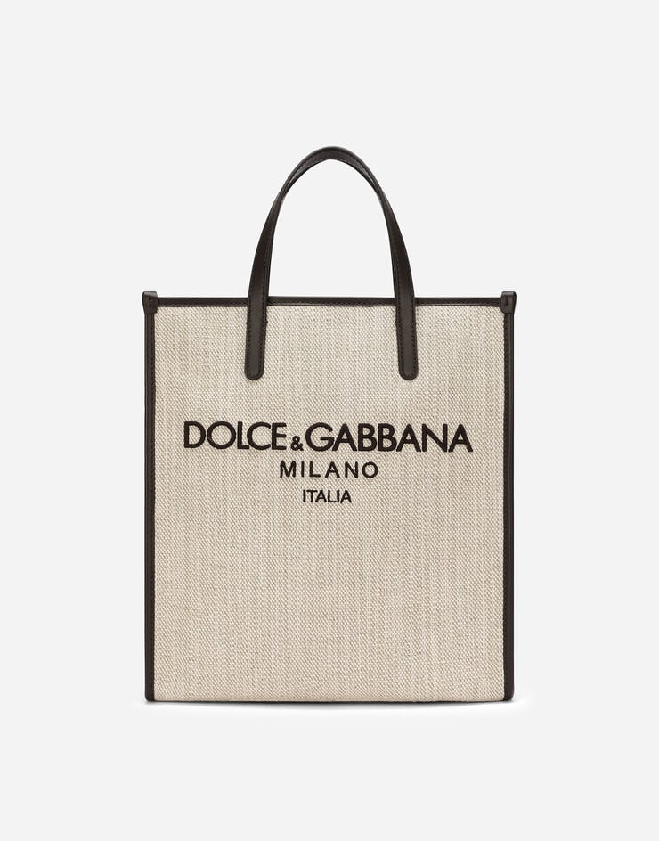 Dolce & Gabbana Bolso Shopper Pequeño De Lona Estructurada