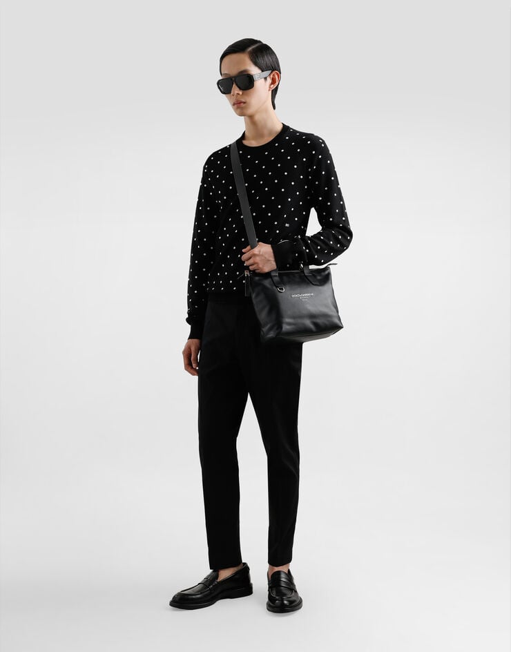 Dolce & Gabbana Bolso Shopper Pequeño De Piel De Becerro