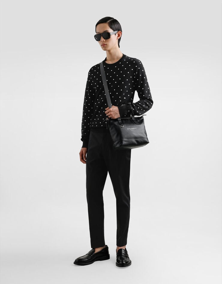 Dolce & Gabbana Bolso Shopper Pequeño De Piel De Becerro