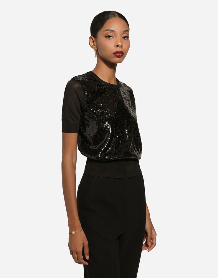 Dolce & Gabbana Bracelet With DG Logo And Rhinestones