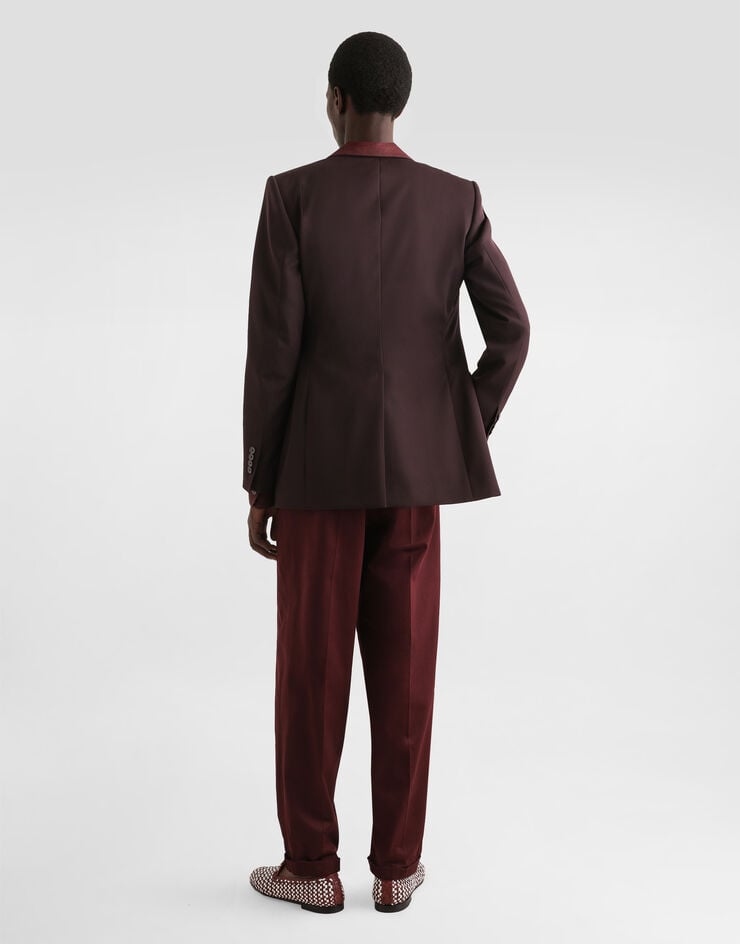 Dolce & Gabbana Camisa De Manga Larga Con Cuello De Pico De Tela De Lino