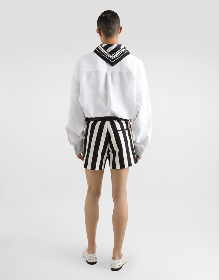 Dolce & Gabbana Camisa De Manga Larga Con Detalle De Cuello Fular De Seda