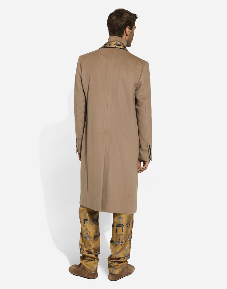 Dolce & Gabbana Camisa En Sarga De Seda Con Estampado De Sillas