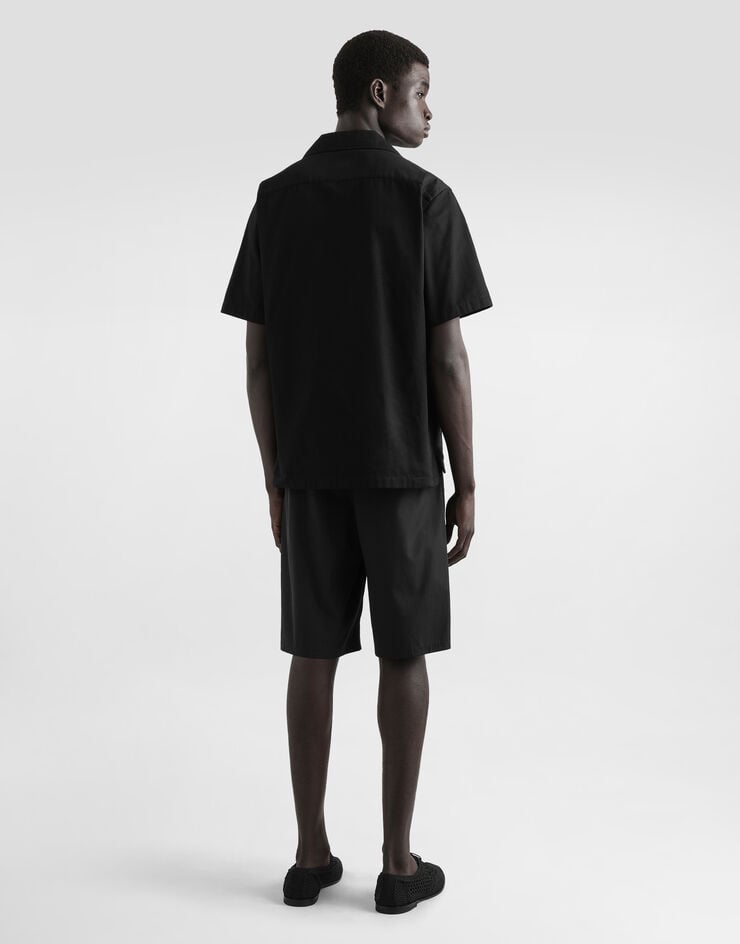 Dolce & Gabbana Camisa Hawaii Con Logotipo DG Bordado