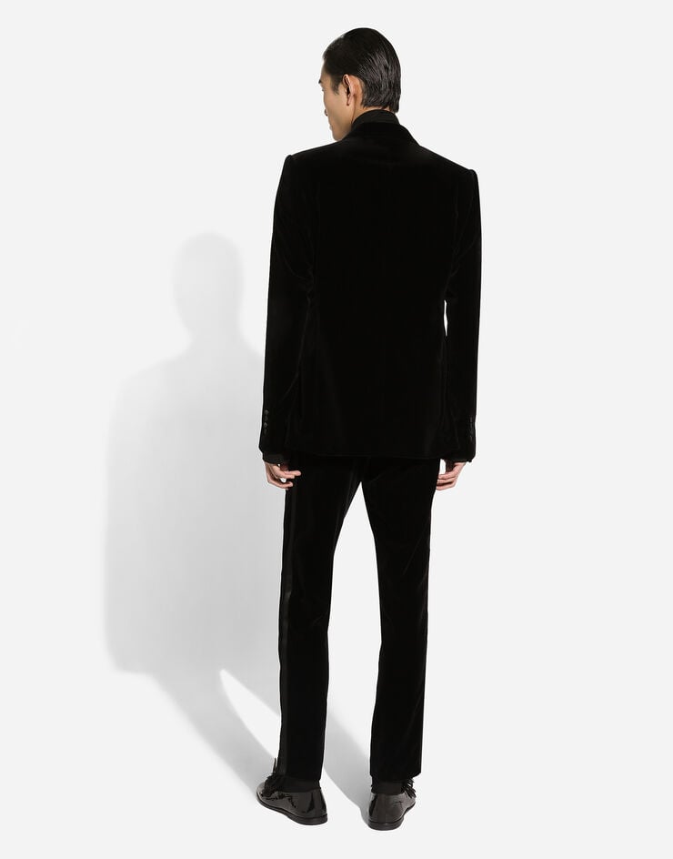 Dolce & Gabbana Camisa Oversize De Seda Con Chalina En El Cuello