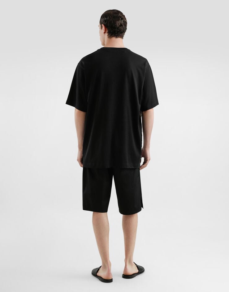 Dolce & Gabbana Camiseta De Algodón Con Estampado Bandana