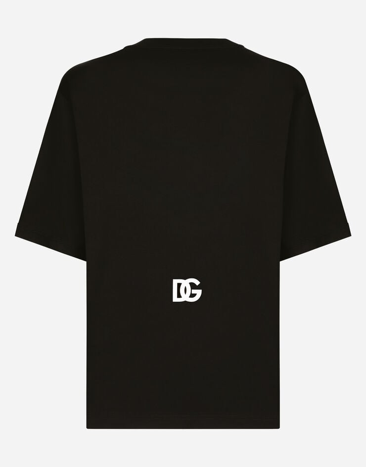 Dolce & Gabbana Camiseta De Manga Corta Con Logotipo DG Estampado