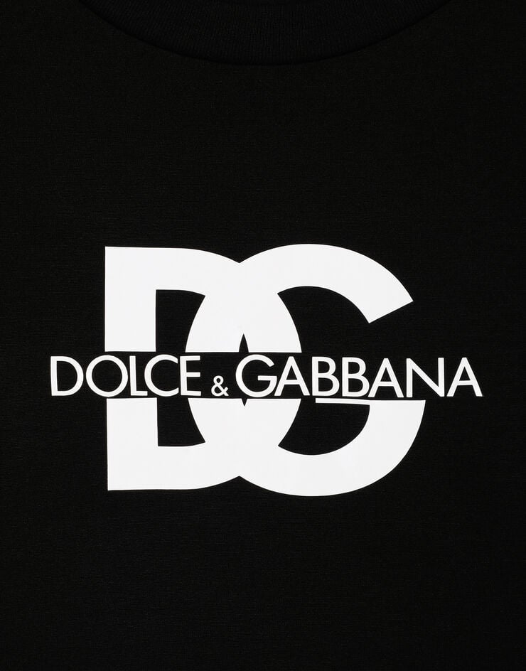 Dolce & Gabbana Camiseta De Manga Corta Con Logotipo DG Estampado