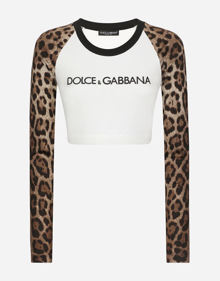 Dolce & Gabbana Camiseta de manga larga con logotipo Dolce&Gabbana