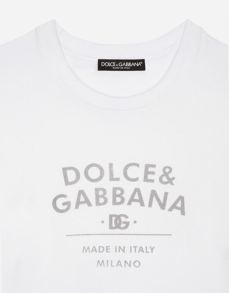 Dolce & Gabbana Camiseta De Punto Con Inscripción Dolce&Gabbana