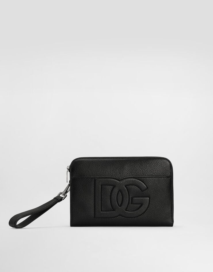 Dolce & Gabbana Cartera de mano mediana en piel de ciervo