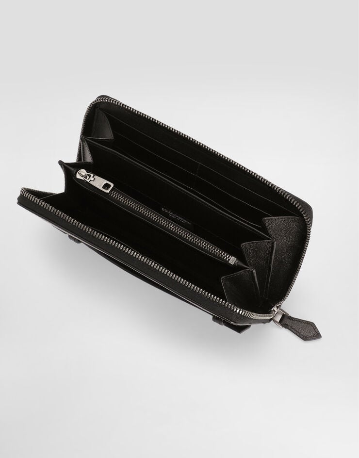 Dolce & Gabbana Cartera En Piel De Becerro Con Cremallera Circundante