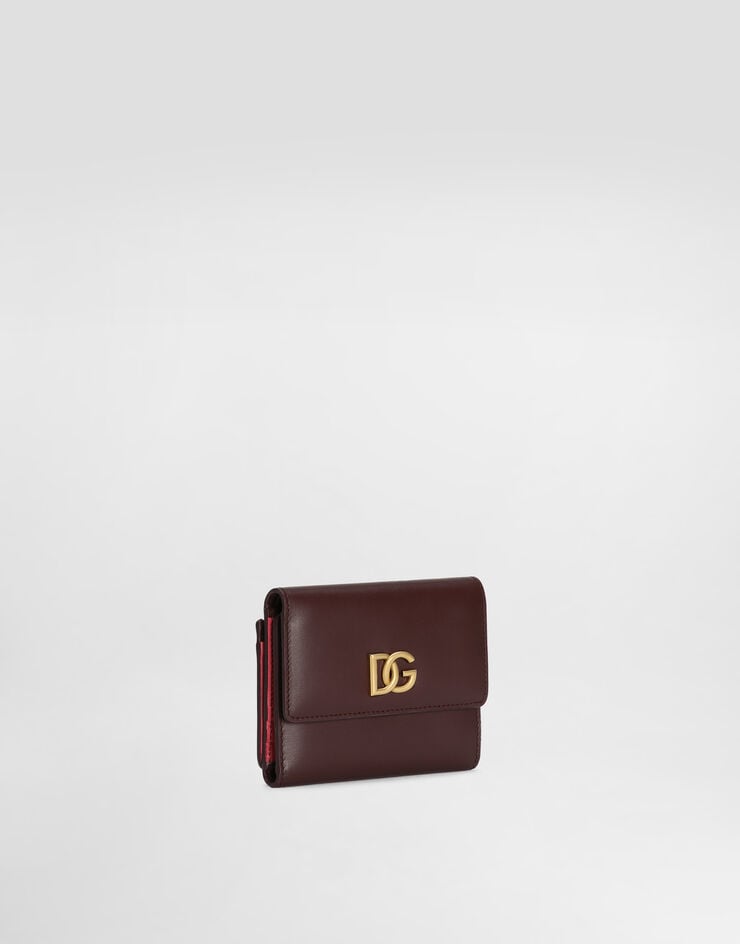 Dolce & Gabbana Cartera En Piel De Becerro Con Logotipo DG