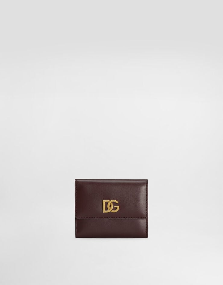 Dolce & Gabbana Cartera en piel de becerro con logotipo DG