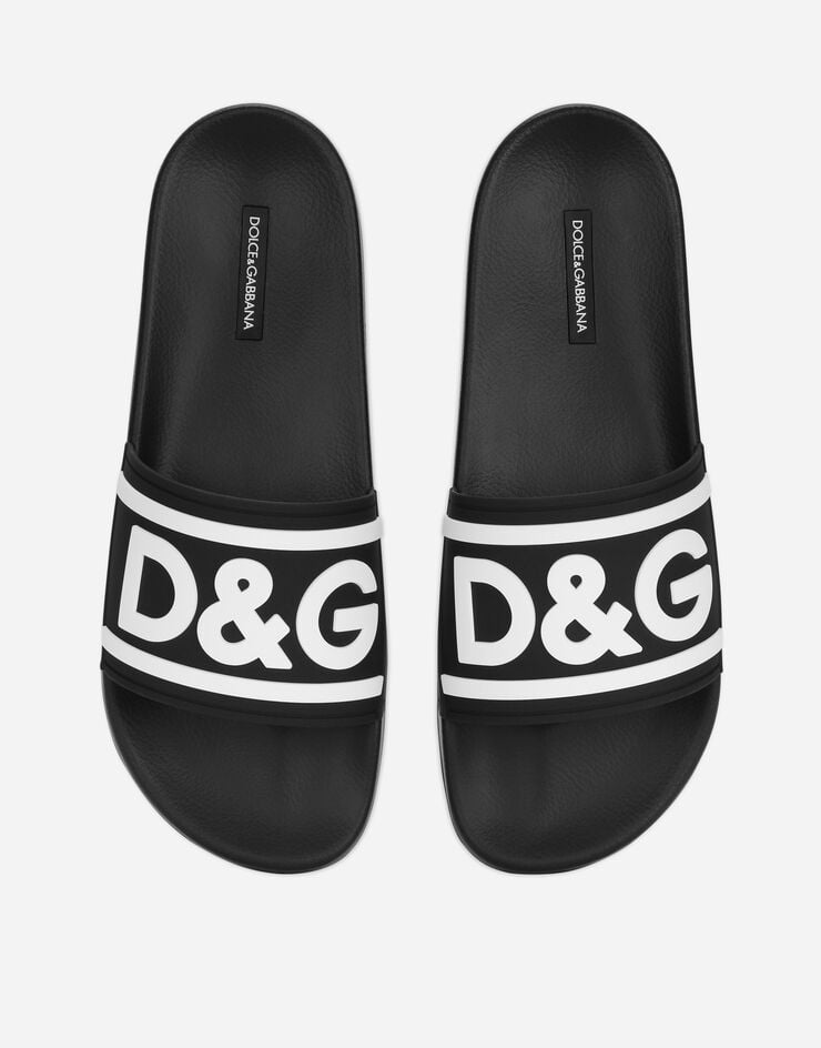 Dolce & Gabbana Chancla Playera De Goma Con Logotipo DG