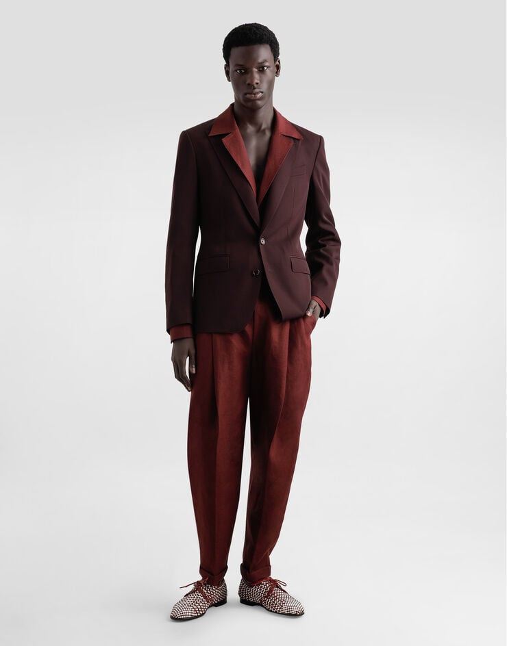 Dolce & Gabbana Chaqueta Con Botonadura Sencilla De Paño De Lana