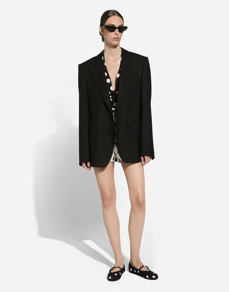 Dolce & Gabbana Chaqueta Con Botonadura Sencilla De Paño De Lana