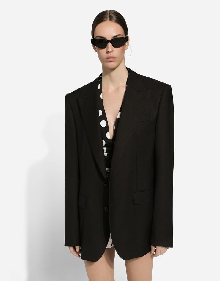 Dolce & Gabbana Chaqueta Con Botonadura Sencilla De Paño De Lana