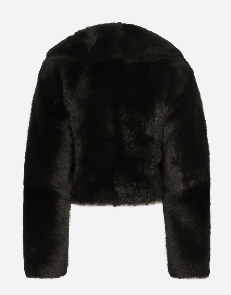 Dolce & Gabbana Chaqueta Corta En Piel De Cordero Con Cinturón