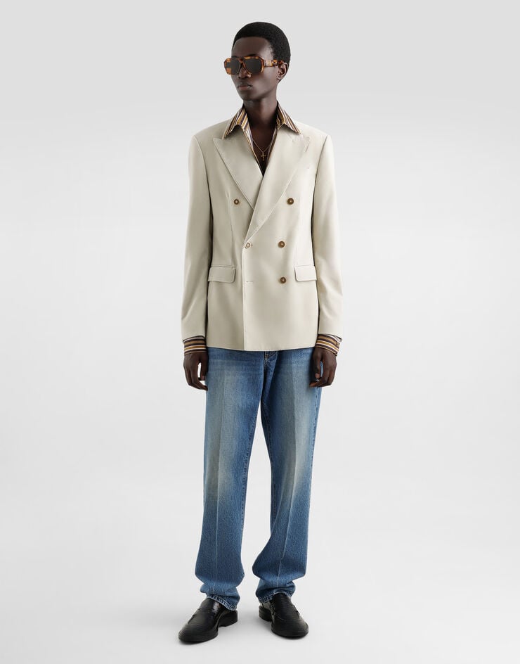 Dolce & Gabbana Chaqueta De Botonadura Doble En Terciopelo