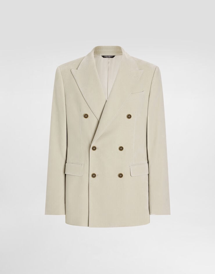 Dolce & Gabbana Chaqueta de botonadura doble en terciopelo