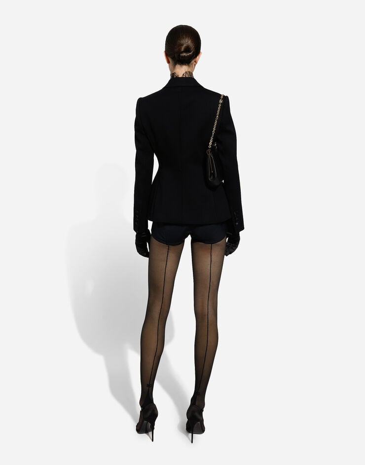 Dolce & Gabbana Chaqueta De Esmoquin Dolce De Botonadura Doble En Lana De Doble Cara Elástica