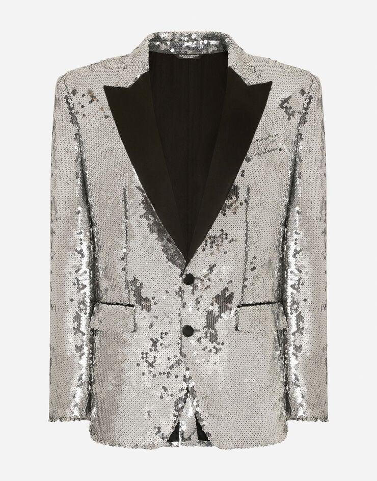 Dolce & Gabbana Chaqueta de esmoquin Sicilia de botonadura sencilla de lentejuelas
