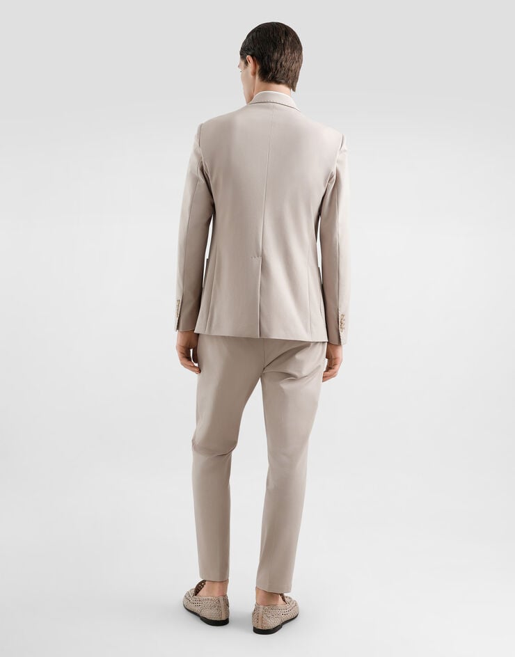 Dolce & Gabbana Chaqueta De Punto Elástico Con Botonadura Sencilla Y Logotipo Bordado