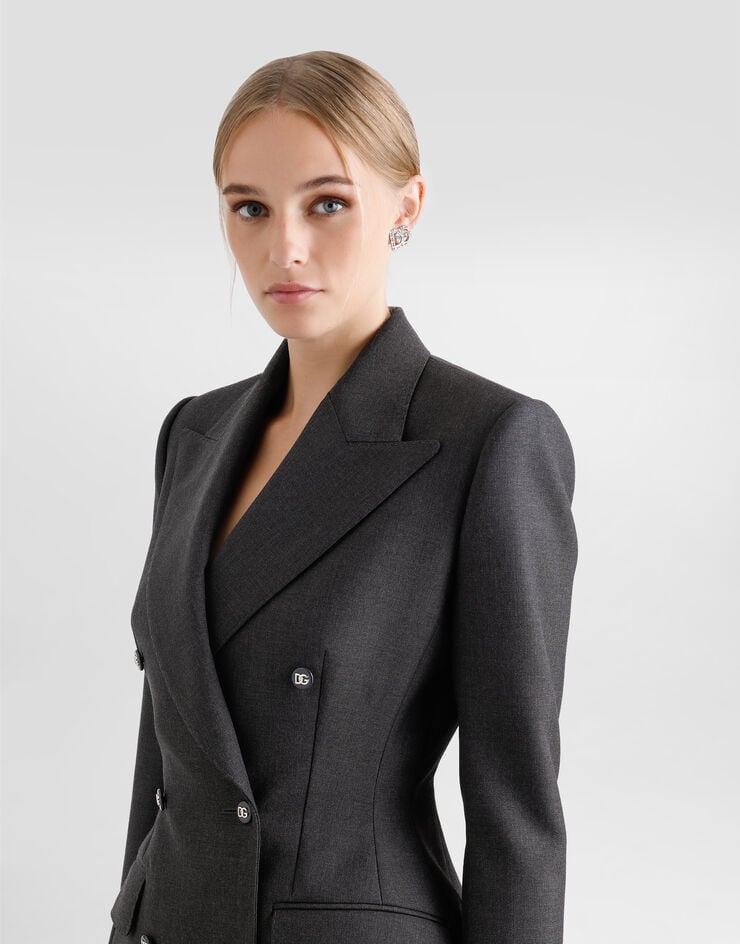 Dolce & Gabbana Chaqueta Dolce De Cierre Cruzado Con Logotipo DG En Los Botones