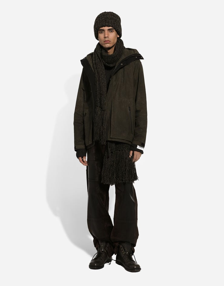 Dolce & Gabbana Chaqueta Forrada Con Capucha De Tejido Técnico