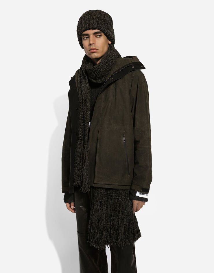 Dolce & Gabbana Chaqueta Forrada Con Capucha De Tejido Técnico