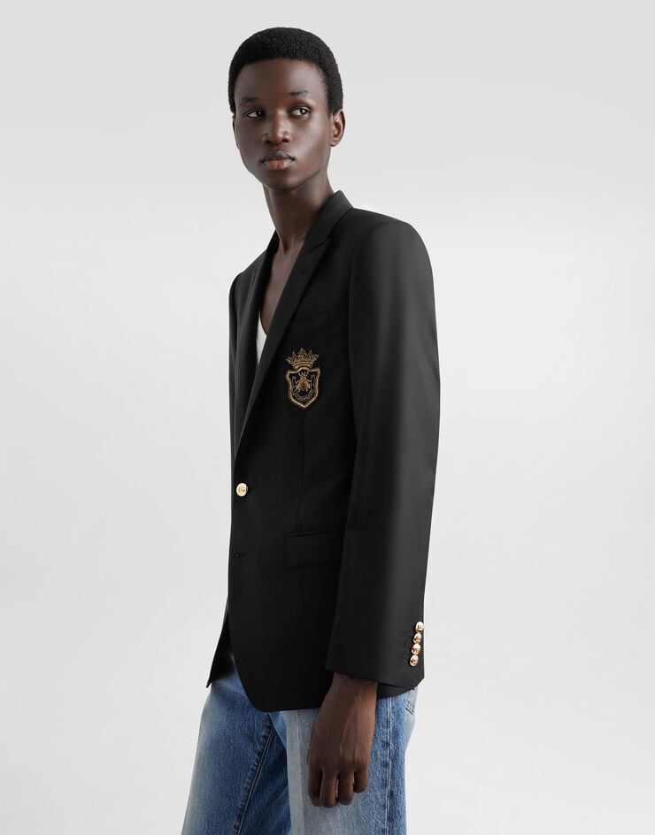 Dolce & Gabbana Chaqueta Martini De Botonadura Sencilla Con Parche