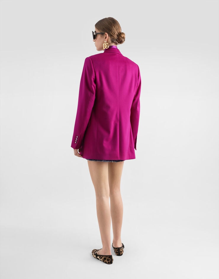 Dolce & Gabbana Chaqueta Oversize De Cachemira Con Botonadura Doble