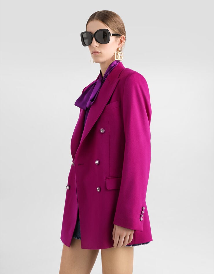 Dolce & Gabbana Chaqueta Oversize De Cachemira Con Botonadura Doble