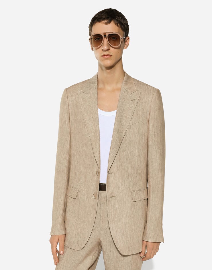 Dolce & Gabbana Chaqueta Taormina De Botonadura Sencilla En Lino