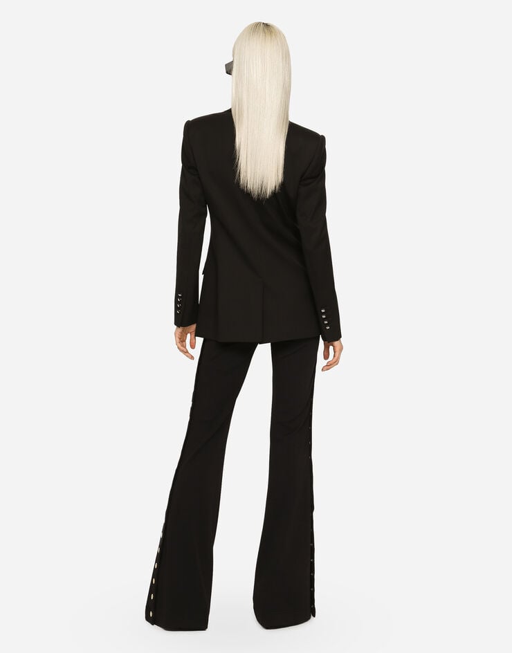 Dolce & Gabbana Chaqueta Turlington De Gabardina Con Costuras