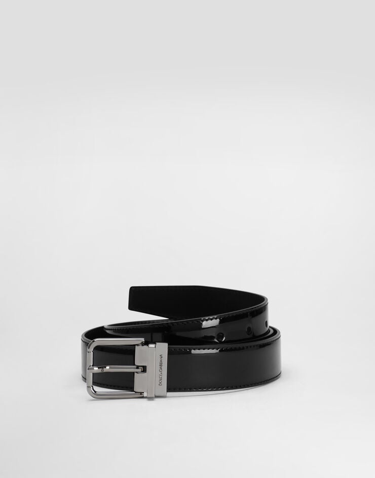 Dolce & Gabbana Cinturón De Piel De Becerro Acharolada