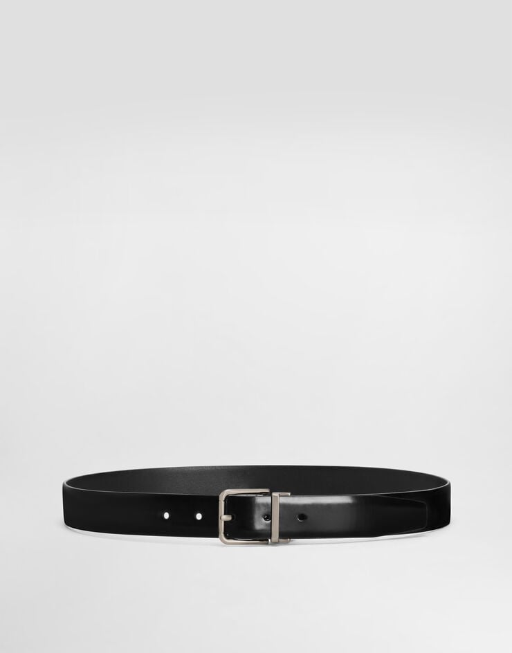 Dolce & Gabbana Cinturón de piel de becerro cepillada