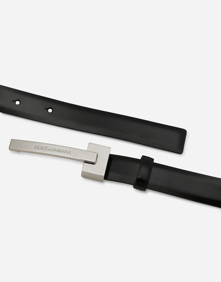 Dolce & Gabbana Cinturón En Piel De Becerro Cepillada