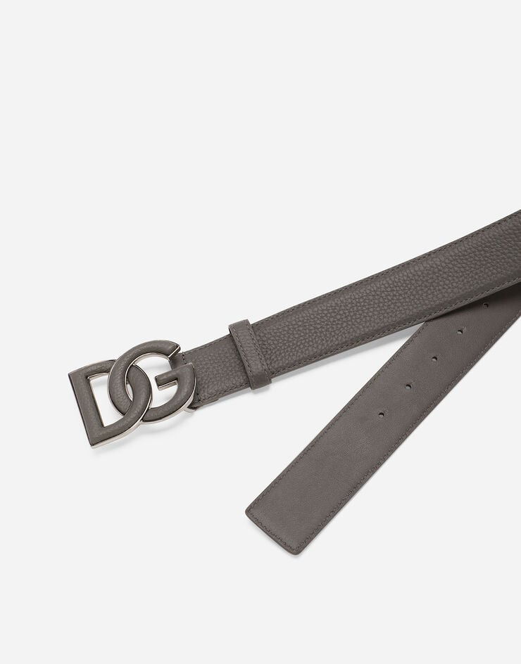 Dolce & Gabbana Cinturón En Piel De Becerro Con Estampado De Ciervo