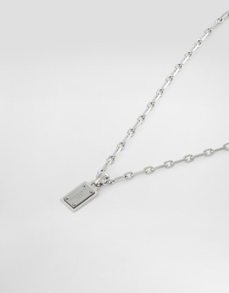 Dolce & Gabbana Collar Con Placa Con Logotipo Dolce&Gabbana