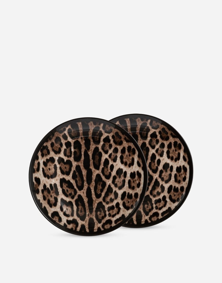 Dolce & Gabbana Conjunto 2 platos de postre de porcelana