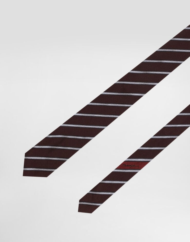 Dolce & Gabbana Corbata Martini En Jacquard Microdibujos