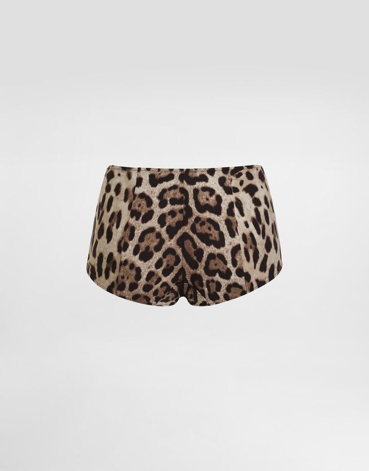 Dolce & Gabbana Culotte De Bikini Con Estampado De Leopardo