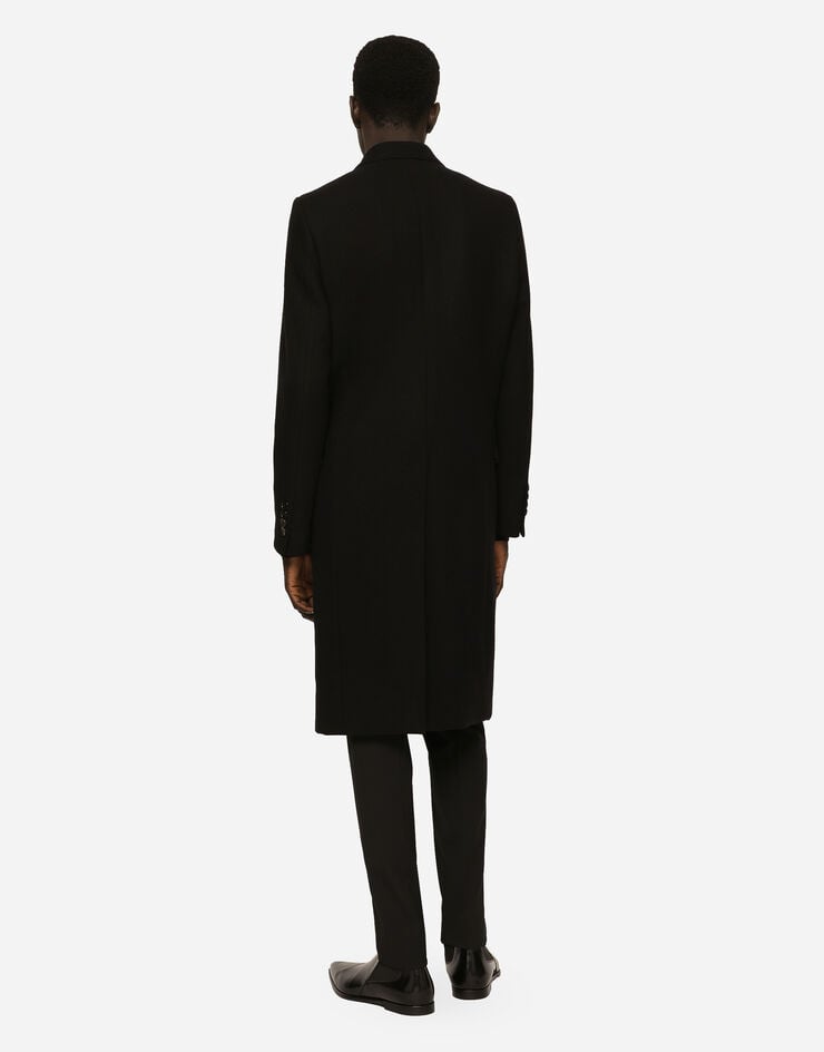 Dolce & Gabbana Abrigo De Lana Con Botonadura Doble