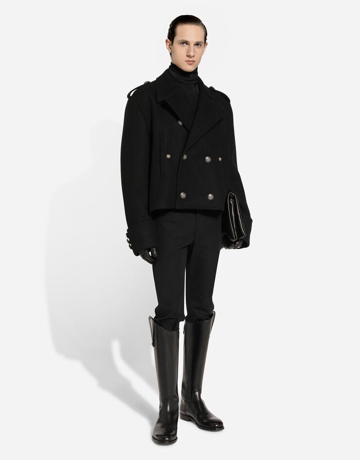 Dolce & Gabbana Abrigo Militar Corto De Lana