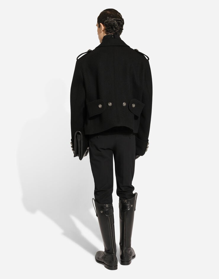 Dolce & Gabbana Abrigo Militar Corto De Lana