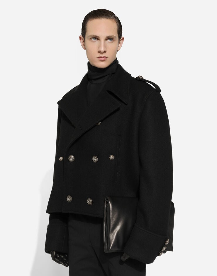 Dolce & Gabbana Abrigo Militar Corto De Lana