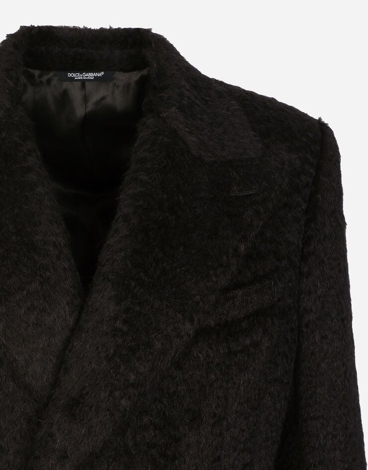 Dolce & Gabbana Abrigo Oversize De Lana Con Cinturón