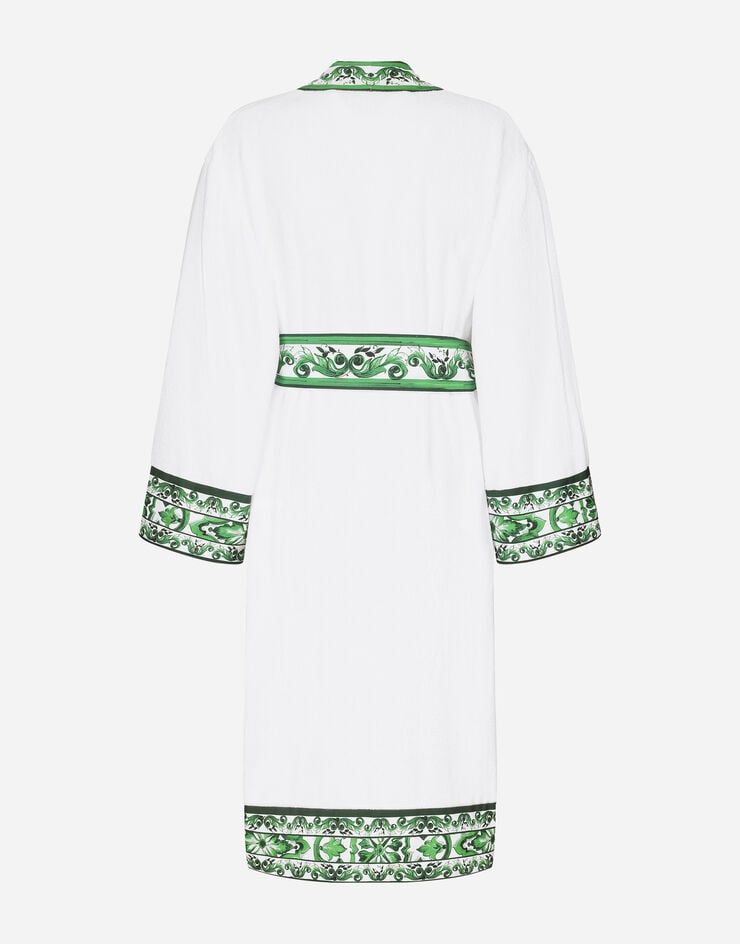 Dolce & Gabbana Albornoz De Rizo De Algodón